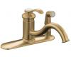 Kohler Fairfax K-12173-BV Vibrant Brushed Bronze Single-Control Kitchen Sink Faucet with Sidespray