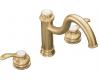 Kohler Fairfax K-12230-BV Vibrant Brushed Bronze High Spout Kitchen Sink Faucet with Lever Handles