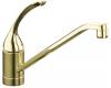Kohler Coralais K-15175-TL-PB Vibrant Polished Brass Single-Control Kitchen Sink Faucet with 10" Spout and Loop Handle