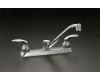 Kohler Coralais K-15251-4-CP Polished Chrome Kitchen Sink Faucet with Lever Handles