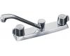 Kohler Coralais K-15251-B-CP Polished Chrome Kitchen Sink Faucet with Blade Handles