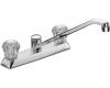 Kohler Coralais K-15251-CP Polished Chrome Kitchen Sink Faucet with Sculptured Handles