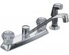 Kohler Coralais K-15253-CP Polished Chrome Kitchen Sink Faucet with Sidespray and Sculptured Handles