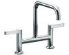 Kohler Torq K-6125-4-BV Vibrant Brushed Bronze Deck Mount Two Handle Kitchen Faucet