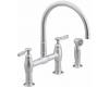 Kohler Parq K-6131-4-VS Vibrant Stainless Parq Deck-Mount Kitchen Faucets with Spray