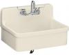 Kohler Gilford K-12700-47 Almond 30" x 22" Wall-Mount Kitchen Sink with Apron-Front