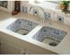 Kohler Life in the Country K-14578-LC-0 White Design on Clay/Tones Undercounter Kitchen Sink