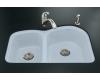 Kohler Woodfield K-5805-4U-6 Skylight Undercounter Kitchen Sink with Four-Hole Oversized Faucet Drilling