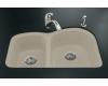 Kohler Woodfield K-5805-4U-G9 Sandbar Undercounter Kitchen Sink with Four-Hole Oversized Faucet Drilling