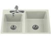Kohler Clarity K-5814-3-NG Tea Green Tile-In Kitchen Sink with Three-Hole Faucet Drilling