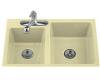 Kohler Clarity K-5814-3-Y2 Sunlight Tile-In Kitchen Sink with Three-Hole Faucet Drilling