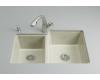 Kohler Clarity K-5814-4U-G9 Sandbar Undercounter Kitchen Sink with Four-Hole Oversized Drilling