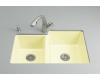 Kohler Clarity K-5814-4U-Y2 Sunlight Undercounter Kitchen Sink with Four-Hole Oversized Drilling