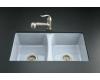 Kohler Deerfield K-5815-5U-6 Skylight Undercounter Kitchen Sink with Five-Hole Oversized Drilling