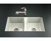 Kohler Deerfield K-5815-5U-NG Tea Green Undercounter Kitchen Sink with Five-Hole Oversized Drilling