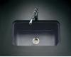 Kohler Bakersfield K-5834-3U-52 Navy Undercounter Kitchen Sink with Three-Hole Oversized Centers