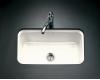 Kohler Bakersfield K-5834-3U-FE Frost Undercounter Kitchen Sink with Three-Hole Oversized Centers