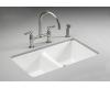 Kohler Anthem K-5840-5U-58 Thunder Grey Cast Iron Undercounter Sink with Five-Hole Faucet Drilling