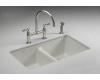 Kohler Anthem K-5840-5U-95 Ice Grey Cast Iron Undercounter Sink with Five-Hole Faucet Drilling