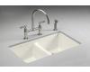 Kohler Anthem K-5840-5U-96 Biscuit Cast Iron Undercounter Sink with Five-Hole Faucet Drilling