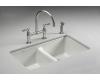 Kohler Anthem K-5840-5U-FF Sea Salt Cast Iron Undercounter Sink with Five-Hole Faucet Drilling