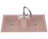 Kohler Cantina K-5852-1-45 Wild Rose Tile-In Kitchen Sink with Single-Hole Faucet Drilling