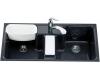 Kohler Cantina K-5852-3-52 Navy Tile-In Kitchen Sink with Three-Hole Faucet Drilling
