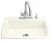 Kohler Cape Dory K-5863-5-FE Frost Self-Rimming Kitchen Sink with Five-Hole Faucet Drilling