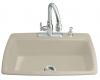 Kohler Cape Dory K-5863-5-G9 Sandbar Self-Rimming Kitchen Sink with Five-Hole Faucet Drilling