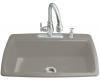 Kohler Cape Dory K-5863-5-K4 Cashmere Self-Rimming Kitchen Sink with Five-Hole Faucet Drilling