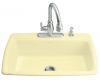 Kohler Cape Dory K-5863-5-Y2 Sunlight Self-Rimming Kitchen Sink with Five-Hole Faucet Drilling