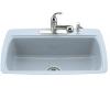 Kohler Cape Dory K-5864-2-6 Skylight Tile-In Kitchen Sink with Two-Hole Faucet Drilling