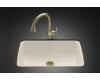 Kohler Cape Dory K-5864-5U-47 Almond Undercounter Kitchen Sink with Five-Hole Oversized Faucet Drilling