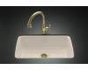 Kohler Cape Dory K-5864-5U-55 Innocent Blush Undercounter Kitchen Sink with Five-Hole Oversized Faucet Drilling