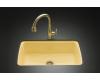 Kohler Cape Dory K-5864-5U-KE Vapour Orange Undercounter Kitchen Sink with Five-Hole Oversized Faucet Drilling