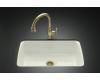 Kohler Cape Dory K-5864-5U-NG Tea Green Undercounter Kitchen Sink with Five-Hole Oversized Faucet Drilling