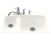 Kohler Lakefield K-5877-5-0 White Tile-In Kitchen Sink with Five-Hole Faucet Drilling