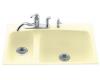 Kohler Lakefield K-5877-5-Y2 Sunlight Tile-In Kitchen Sink with Five-Hole Faucet Drilling