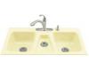 Kohler Trieste K-5893-4-Y2 Sunlight Tile-In Kitchen Sink with Four-Hole Faucet Drilling