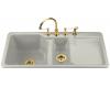 Kohler Epicurean K-5904-5-95 Ice Grey Self-Rimming Kitchen Sink with Five-Hole Faucet Drilling