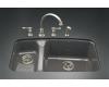 Kohler Lakefield K-5924-5U-58 Thunder Grey Undercounter Sink with Installation Kit