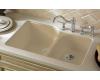 Kohler Executive Chef K-5931-4U-33 Mexican Sand Undercounter Kitchen Sink with Four-Hole Oversized Faucet Drilling