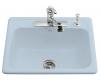 Kohler Mayfield K-5964-3-6 Skylight Self-Rimming Kitchen Sink with Three-Hole Faucet Drilling