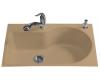 Kohler Entree K-5986-2-33 Mexican Sand Tile-In Kitchen Sink with Two-Hole Faucet Drilling