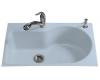 Kohler Entree K-5986-2-6 Skylight Tile-In Kitchen Sink with Two-Hole Faucet Drilling