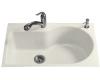 Kohler Entree K-5986-2-FF Sea Salt Tile-In Kitchen Sink with Two-Hole Faucet Drilling