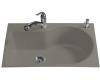 Kohler Entree K-5986-2-K4 Cashmere Tile-In Kitchen Sink with Two-Hole Faucet Drilling