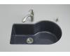 Kohler Entree K-5986-2U-52 Navy Undercounter Kitchen Sink with Two-Hole Oversized Faucet Drilling