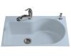 Kohler Entree K-5986-5-6 Skylight Tile-In Kitchen Sink with Five-Hole Faucet Drilling