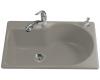 Kohler Entree K-5988-2-K4 Cashmere Self-Rimming Kitchen Sink with Two-Hole Faucet Drilling